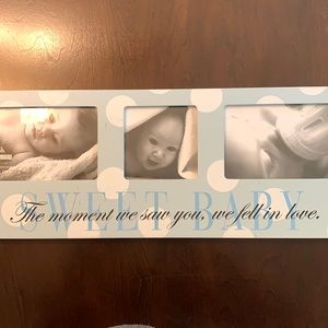 Picture frame for baby pictures